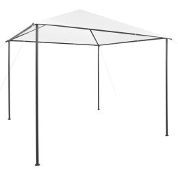 Gazebo 118.1"x118.1"x106.3" White 180 g/m?