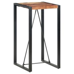 Bar Table 23.6"x23.6"x43.3" Solid Sheesham Wood