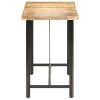 Bar Table 70.9"x27.6"x42.1" Rough Mango Wood