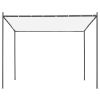 Gazebo with Flat Roof 118.1"x118.1"x94.5" White 180 g/m?