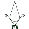 Garden Climbing Plant Racks 2 pcs Dark Green 13.8"x13.8"x76.8" Iron