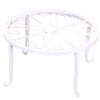 Plant Stand Floor Flower Pot Rack Round Iron Home Garden Indoor Balcony Decor