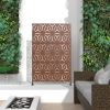 6.5 ft. H x 4 ft. W Laser Cut Metal Privacy Screen, 24"*48"*3 panels