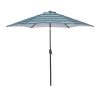 Outdoor Patio 8.6-Feet Market Table Umbrella with Push Button Tilt and Crank[Umbrella Base is not Included]