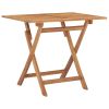 5 Piece Folding Outdoor Dining Set Solid Teak Wood