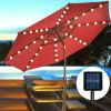 104 LEDs Solar-Powered String Light Fit 8-Rib 8/9/10ft Aluminum Outdoor Patio Umbrella