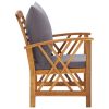 5 Piece Garden Lounge Set with Cushions Solid Acacia Wood